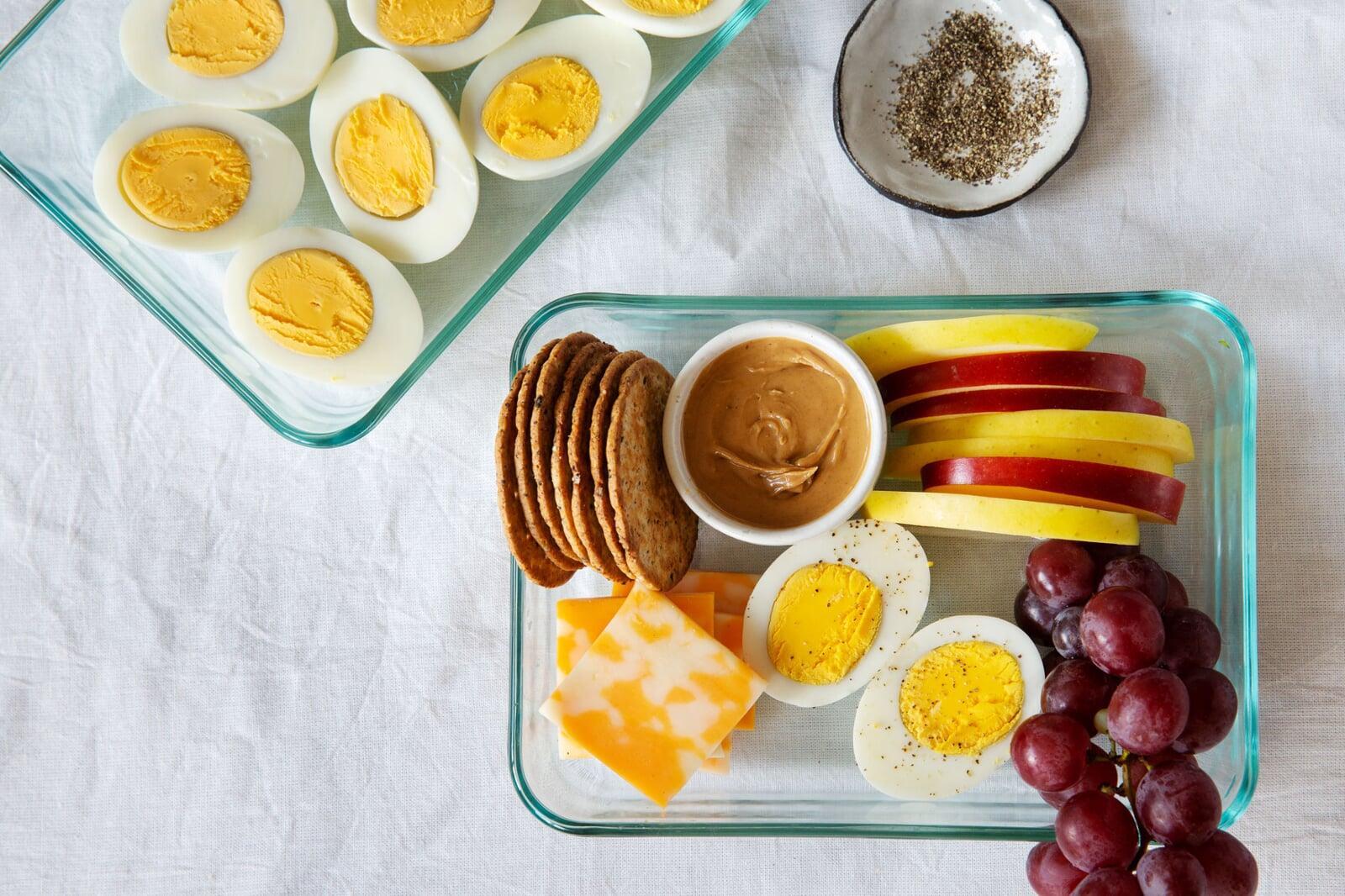 Breakfast with organic eggs served in Dubai home