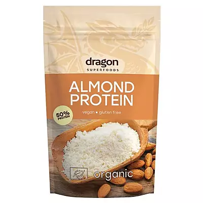 DRAGON SUPERFOODS - ALMOND PROTEIN 200G.دراجون سوبرفوودس - بروتين اللوز 200 جرام.