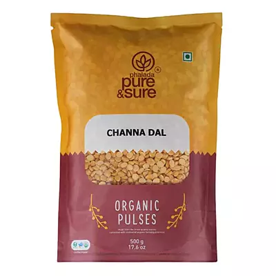 PURE&SURE - ORGANIC CHANNA DAL 500g.   تشانا دال العضوية 500 جرام