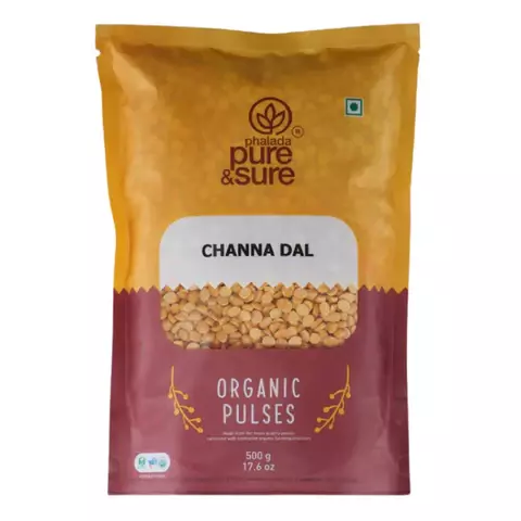PURE&SURE - ORGANIC CHANNA DAL 500g.   تشانا دال العضوية 500 جرام