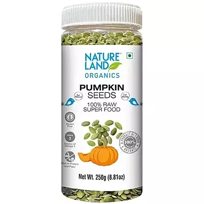 Natureland Organic Pumpkin Seeds 250g.بذور اليقطين العضوية 250 جرام