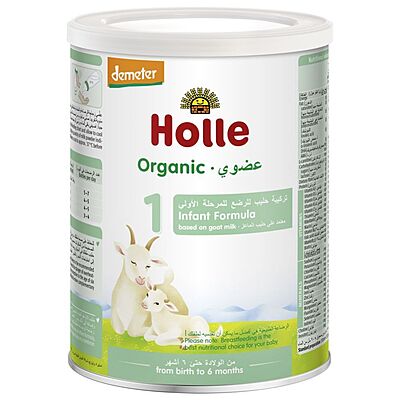 Holle Organic Infant formula based on Goat Milk (1) from birth to 6 months (Made in Germany) 400g